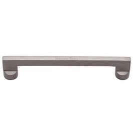 Slim Rectangular Shape Cabinet Pull Handle With Rounded Posts ...