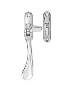 High Quality - Spoon End Design - Reversible Casement Window Fastener - Polished Chrome