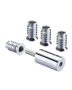 29mm Sash Stops - Sliding Sash Windows Locks - Polished Chrome - Pack Of 2