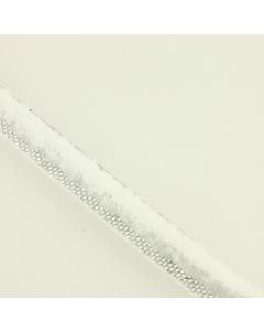 Self Adhesive Brush Pile Draught Excluder Strip For Doors & Windows - White Finish - 5m Roll