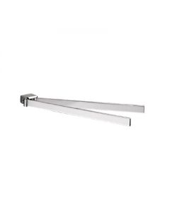 Lounge Range - Double Swing Towel Rail - Polished Chrome