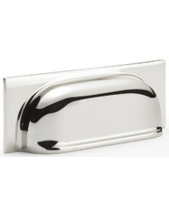 Quantock Cup Handle - Rear Fix - Three Sizes Available - Polished Nickel