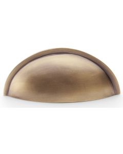 Quieslade Cup Handle - Rear Fix - Antique Brass (Lacquered)