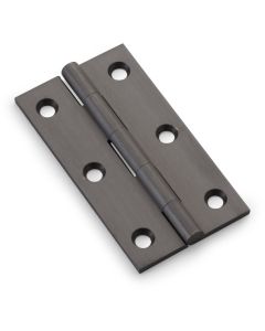Cabinet Hinges - 75mm x 41mm - Dark Bronze - Pair