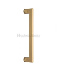 Apollo Pull Handle - Bolt Through Fixing - Satin Brass