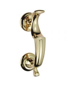 Architectural Quality Doctors Style Door Knocker - 187mm Length - PVD Brass