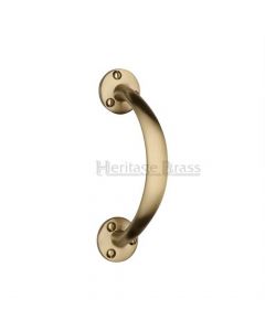 Bow Pull Handle - Satin Brass