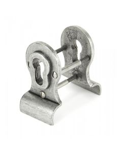 Dual Sided Euro Profile Cylinder Pull - Pewter