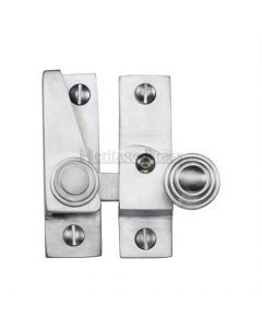 Hook Plate Sash Fastener - Satin Chrome