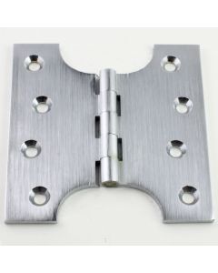 Parliament Projection Hinges - Satin Chrome - 102mm x 102mm - 50mm Projection