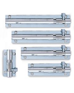 Straight Bolt - Polished Chrome
