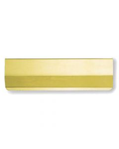 Internal Flap Letter Plate Tidy - Polished Brass - Four Sizes