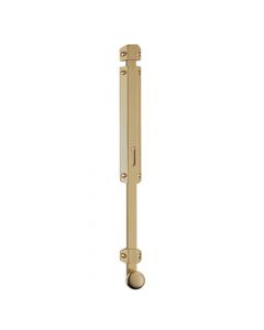 Surface Mounted Slide Bolts - Extended Design - Architectural Range - Polished Brass