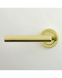 Petra Lever Handles - Polished Brass