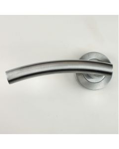 Curve Lever Handles - Satin Chrome