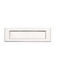 Letter Plate 257mm x 80mm (10" x 3") - Polished Chrome