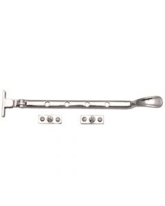 Heavy Architectural Quality - Spoon End Design Window Stay - Polished Chrome