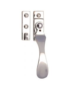 Wedge Pattern - Locking Casement Window Fastener - Polished Chrome