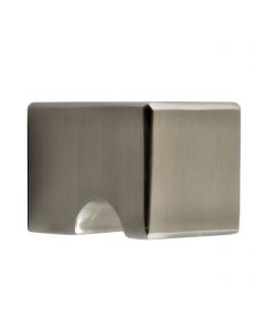 Cube Shape Square Cupboard Knobs - 2 Sizes - Satin Nickel