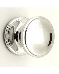 Princess Pattern - Front Door Knob - Polished Chrome