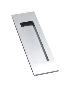 Vertical Fitting Letter Plate - Polished Chrome