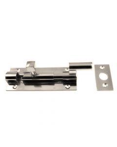 Traditional Style Barrel Bolt Necked Style - Polished Chrome