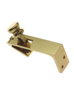 Counter Flap Catch - Polished Brass