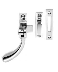 Bulb End Window Fastener - Suitable For Use On Weather Stripped Windows - Polished Chrome