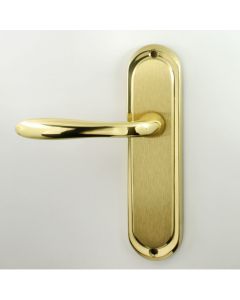 Henley Lever Suite - Dual Finish - Satin & Polished Brass