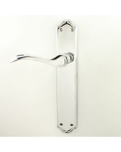 Madrid - Long Plate Lever Suite - Polished Chrome