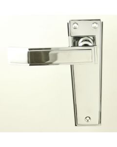 Art Deco Lever Suite - Polished Chrome