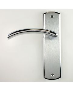 Centaur Lever Suite - Dual Finish - Satin Chrome & Polished Chrome
