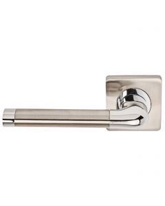 Argo Square Rose - Dual Finish Satin Nickel & Polished Chrome