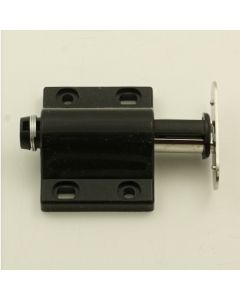 Frame Mounted - Black Magnetic Push Catch - For Press To Open Cabinet Doors