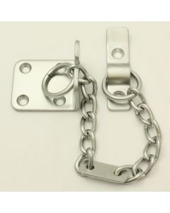 Security Door Chain - Satin Chrome