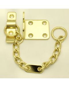 Door Chain Polished Brass