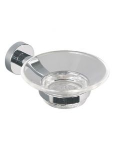 Bond Range - Glass Soap Dish - Polished Chrome