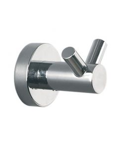 Bond Range - Double Robe Hook - Polished Chrome