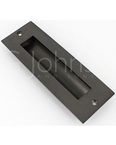 Rectangular Flush Pull - Matt Black Bronze