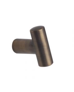 T-Bar Cupboard Knob - 35mm - Antique Brass