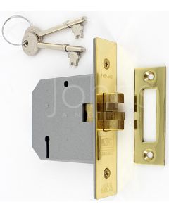 Sliding Door - Claw Sash Lock - Polished Brass