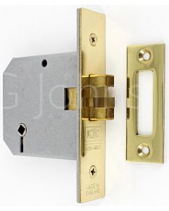 Sliding Door - Bathroom Claw Lock - Polished Brass