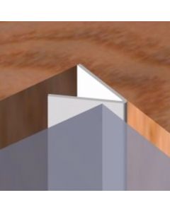 V Seal - Self Adhesive Permimeter Draught Strip For Doors & Windows - 5 Metre Roll - White Finish