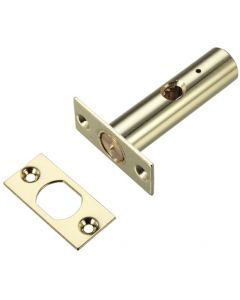 Security Rack Bolt For Wooden Doors - 60mm Long - Electro Brass Finish