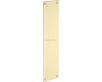 Flat Style Finger Plate - Face Fixed - Three Sizes Available - Satin Brass (Lacquered)