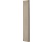 Raised Style Finger Plate - Face Fixed - Two Sizes Available - Antique Brass (Gloss Lacquered)