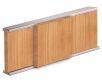Bottom Rolling Sliding Door Gear System For Cupboard Doors - For Doors Up To 70kg In Weight