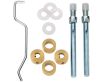 Back To Back Fixing Kit For Pull Handles - 19mm Diameter - To Suit 19mm Diameter Pull Handles & Post Diameters - Satin Brass PVD Plated