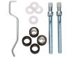 Back To Back Fixing Kit To Suit Tubular Shaped 19mm Diameter Pull Handles - Matt Black