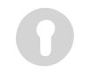 Euro Profile Escutcheon - Slim Rose - White